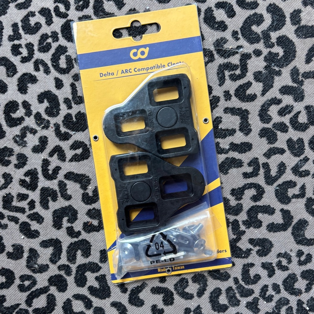 Black Delta ARC Compatible Cleats for Spin Shoes